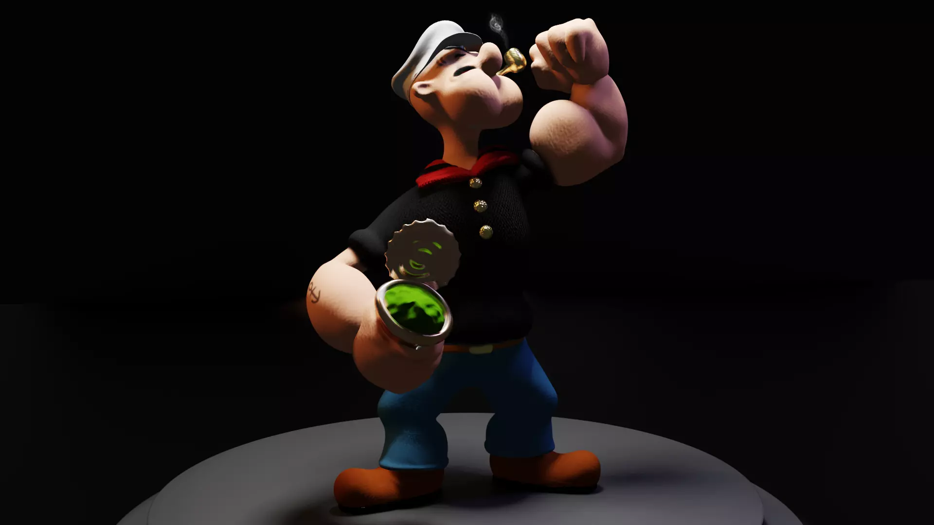 3D Popeye Model 3D print model