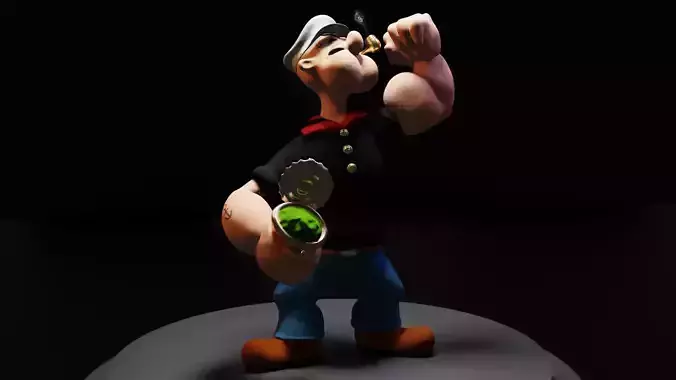3D Popeye Model 