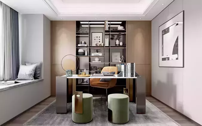 villa Study Home Modern decoration