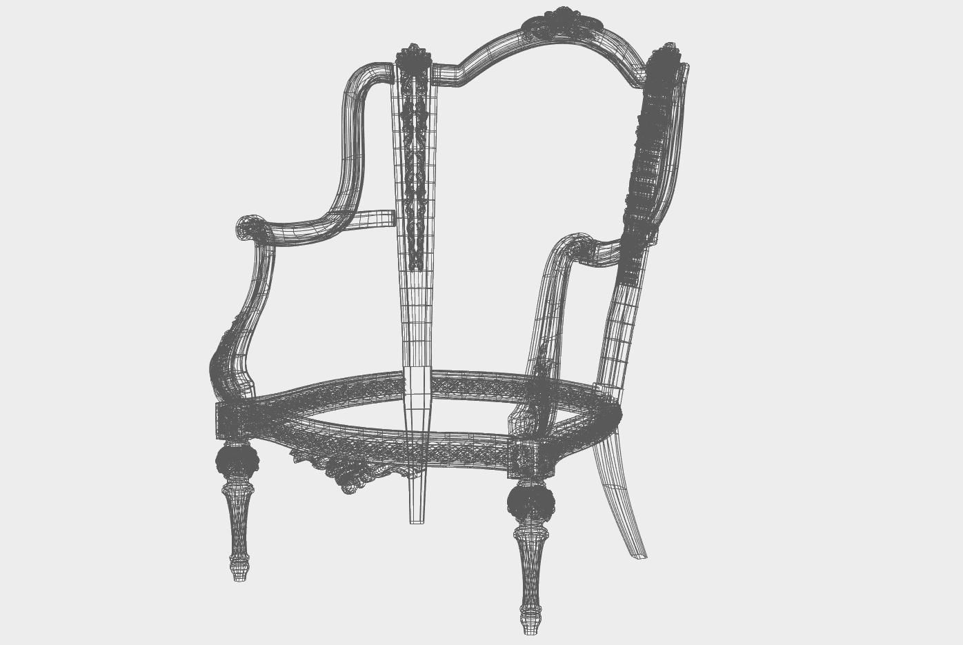 Carved sofa for cnc 18 3D model_4