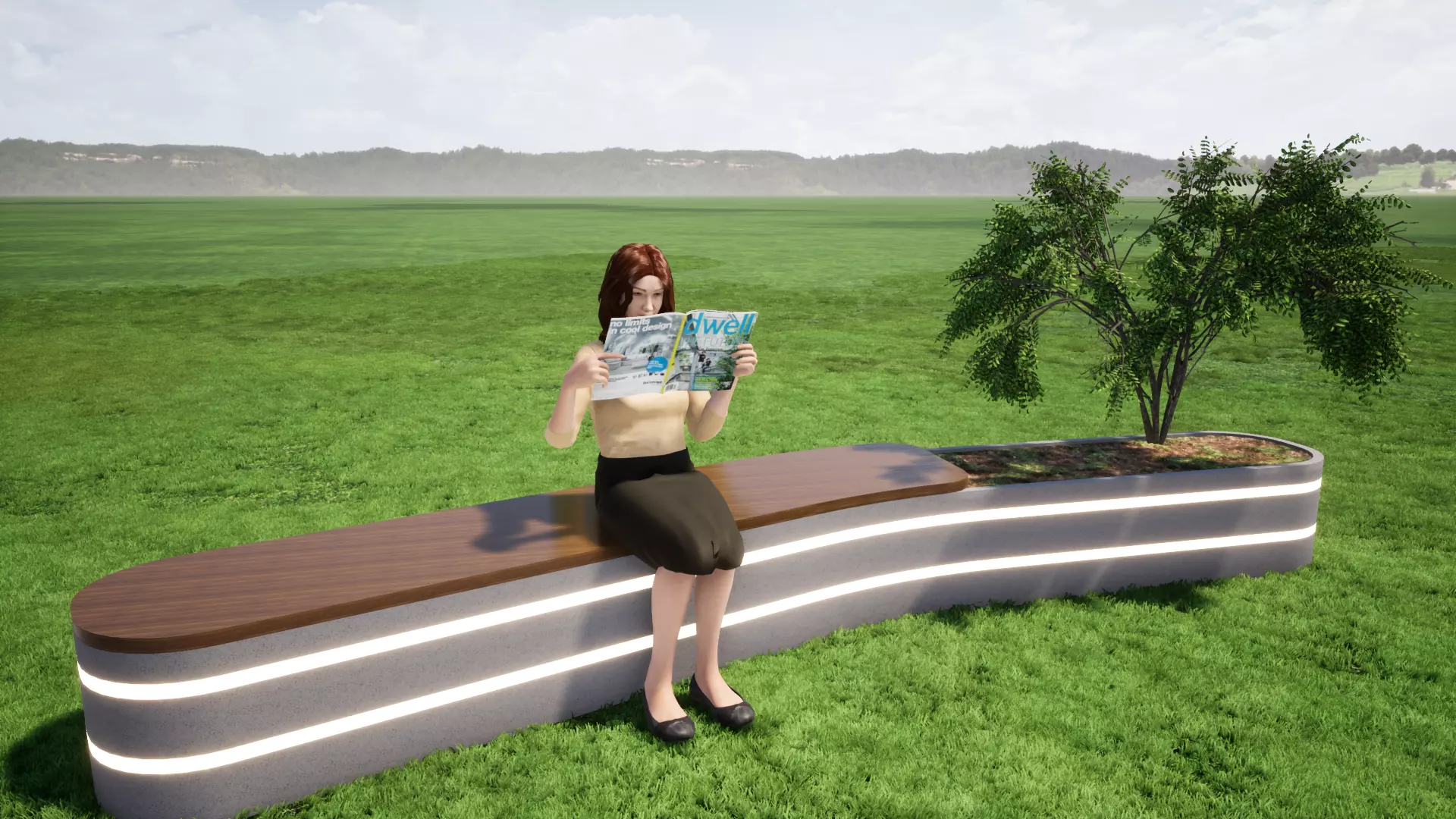 Urban Furniture 08 Free 3D model