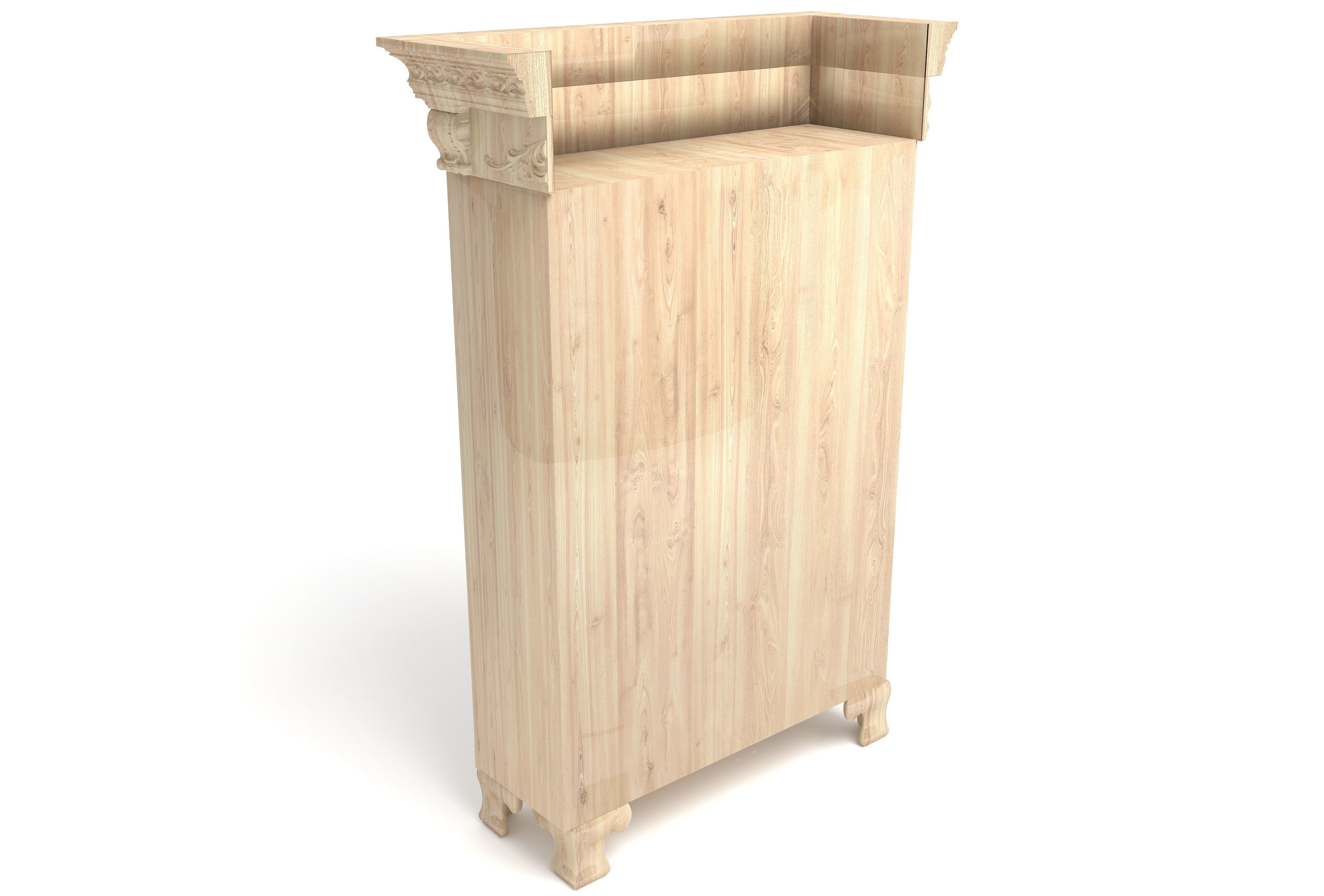 Bookcase 4K 3D model_6