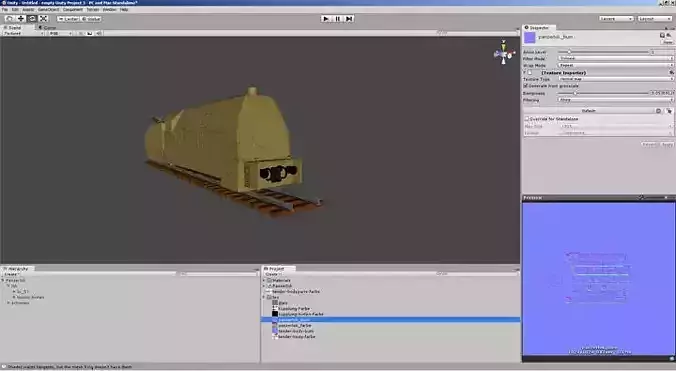 German WKII Panzerlok BR 57 3D model