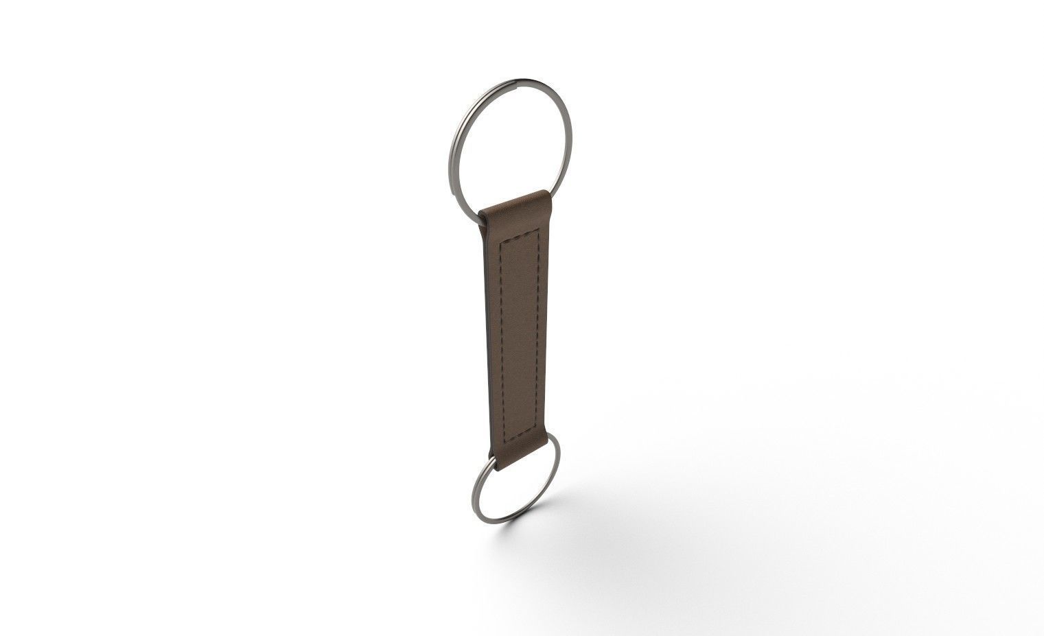Leather Key Chain M04 Low-poly 3D model_5