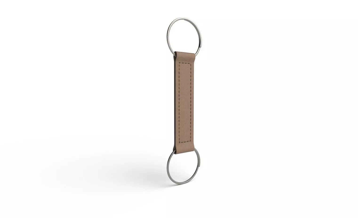 Leather Key Chain M04 Low-poly 3D model_0