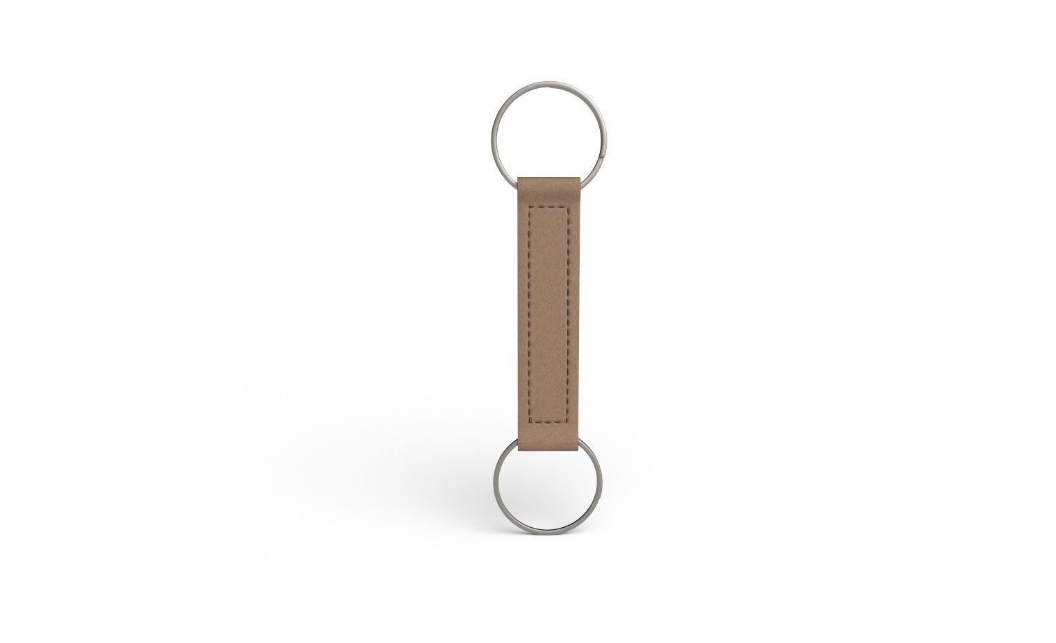 Leather Key Chain M04 Low-poly 3D model_2