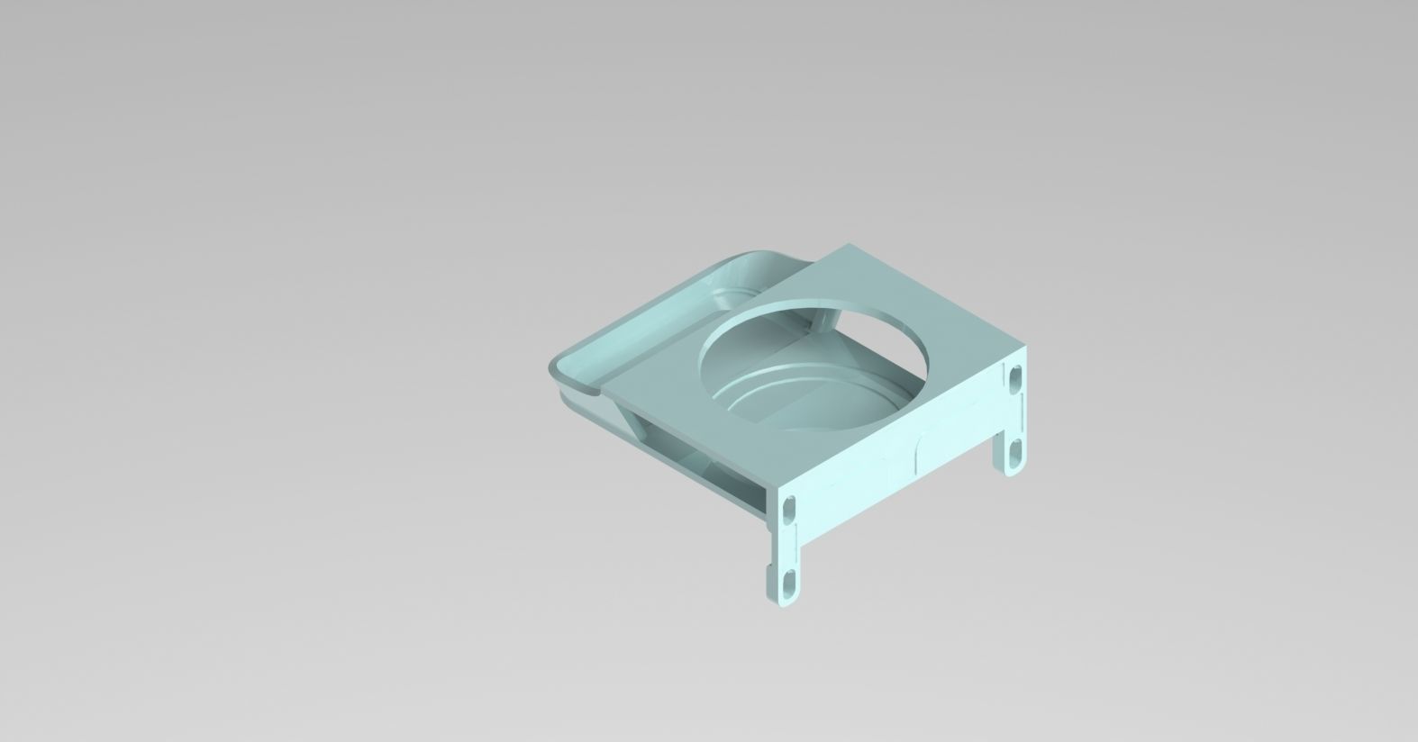 Plant Mount 3D print model_2