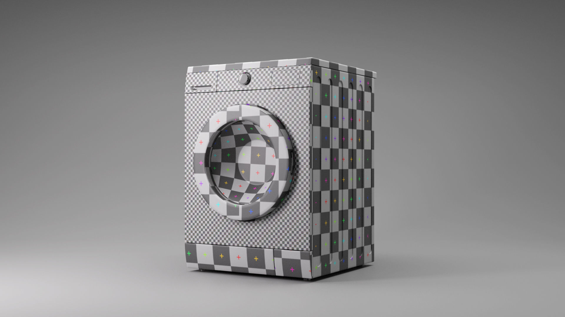 Washing Machine Generic No Name Brand 3D model_9