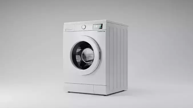 Washing Machine Generic No Name Brand 3D model