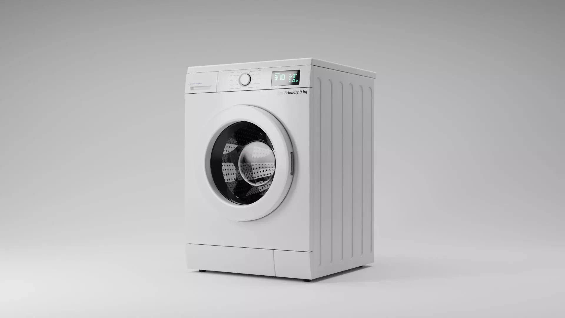 Washing Machine Generic No Name Brand 3D model_0
