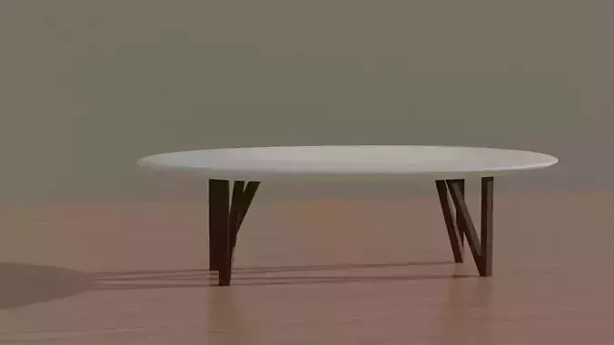Table 3D model 