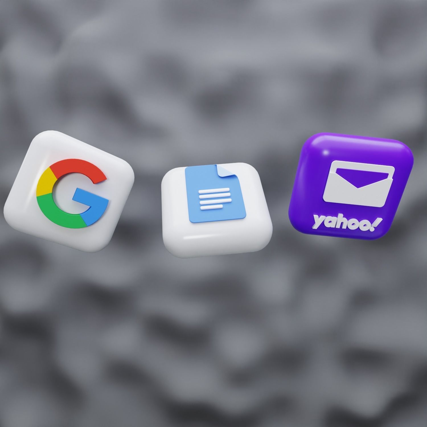 New 3D Social Media Icons and ios 17 Pack Game Ready Low-poly 3D model_14