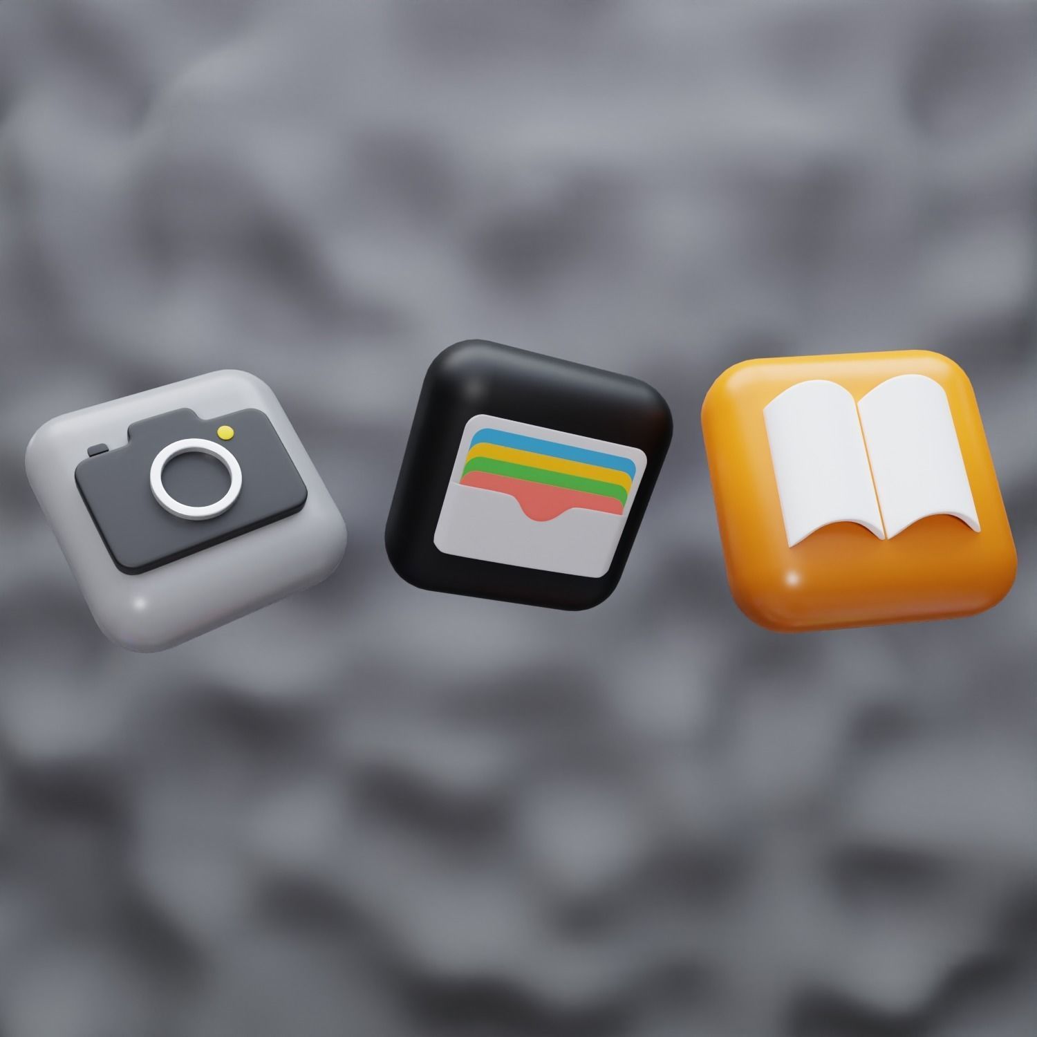 New 3D Social Media Icons and ios 17 Pack Game Ready Low-poly 3D model_4