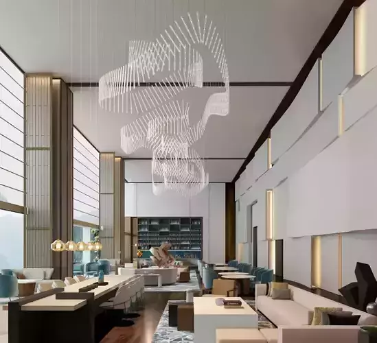 Luxury Modern restaurant Interior Design 