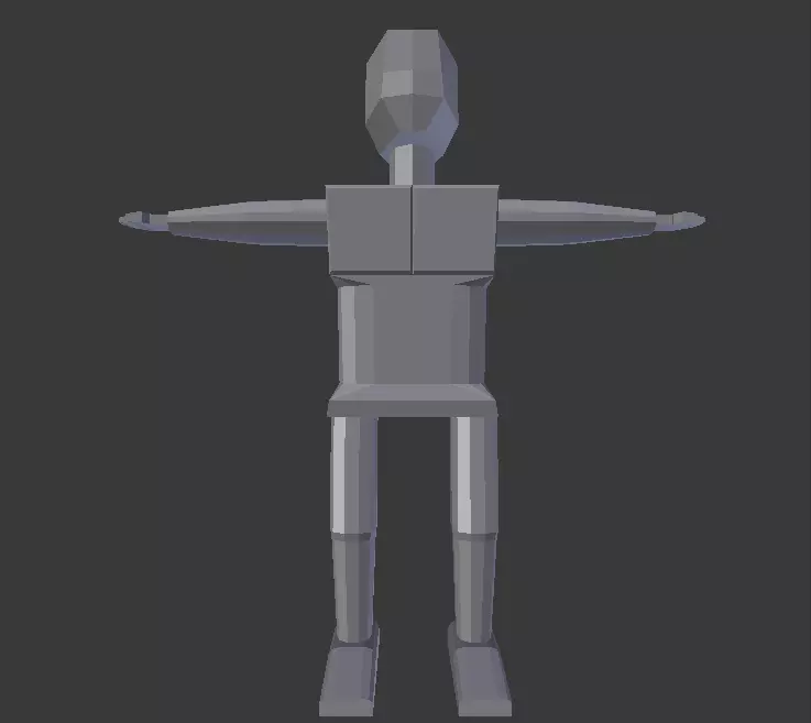 Box Man V2 Free low-poly 3D model_0