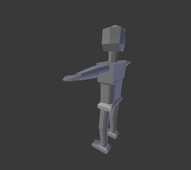 Box Man V2 Free low-poly 3D model_6