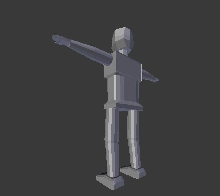 Box Man V2 Free low-poly 3D model_7