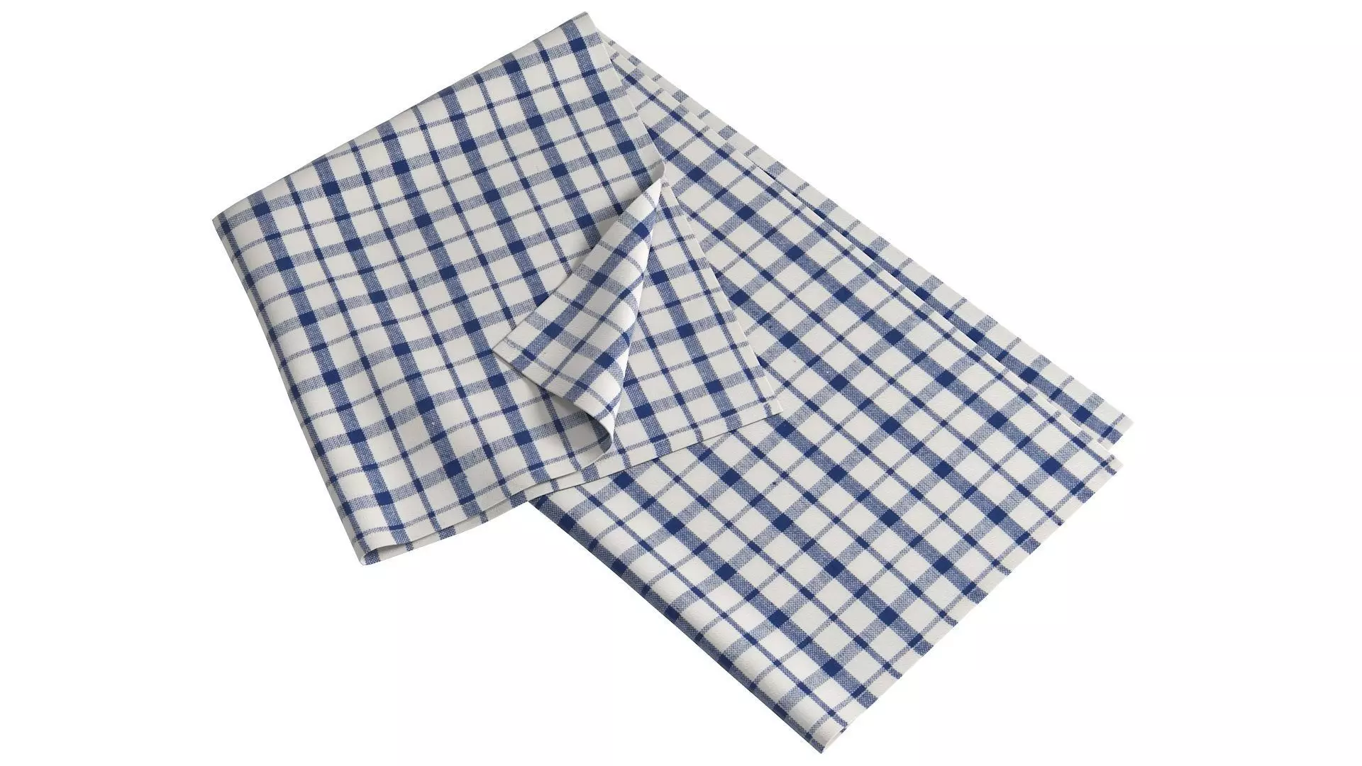 Tea Towel V3 Low-poly 3D model_0