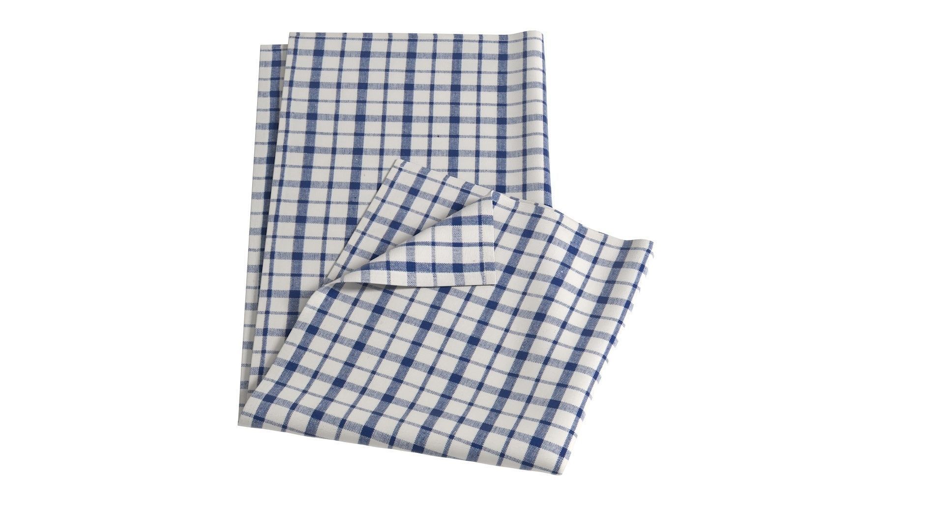 Tea Towel V3 Low-poly 3D model_9