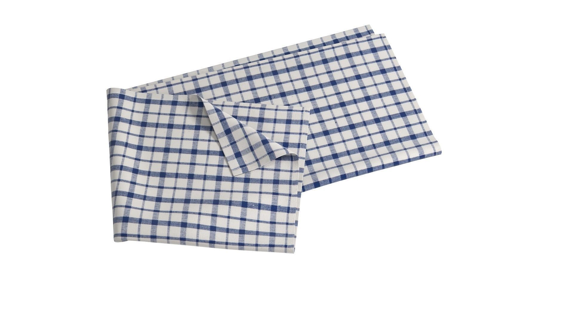 Tea Towel V3 Low-poly 3D model_7