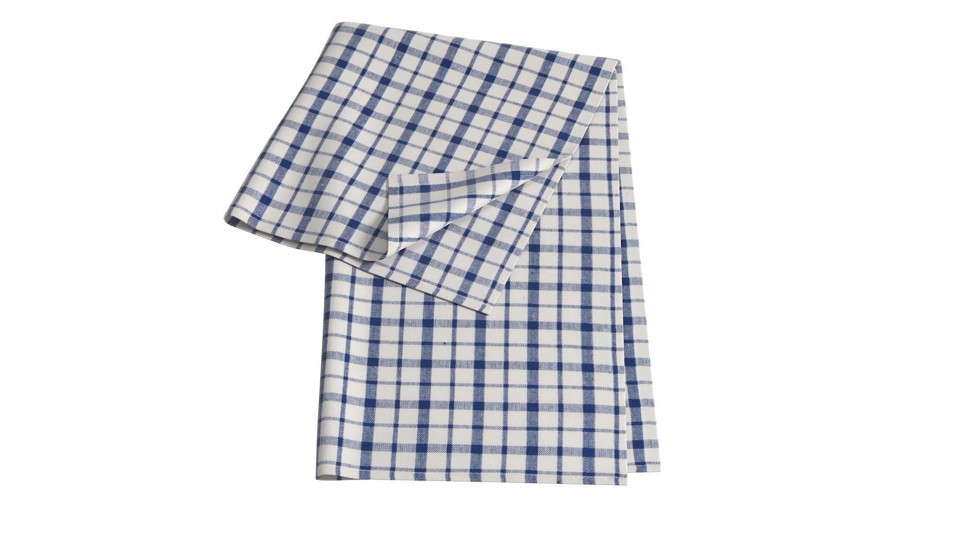 Tea Towel V3 Low-poly 3D model_14