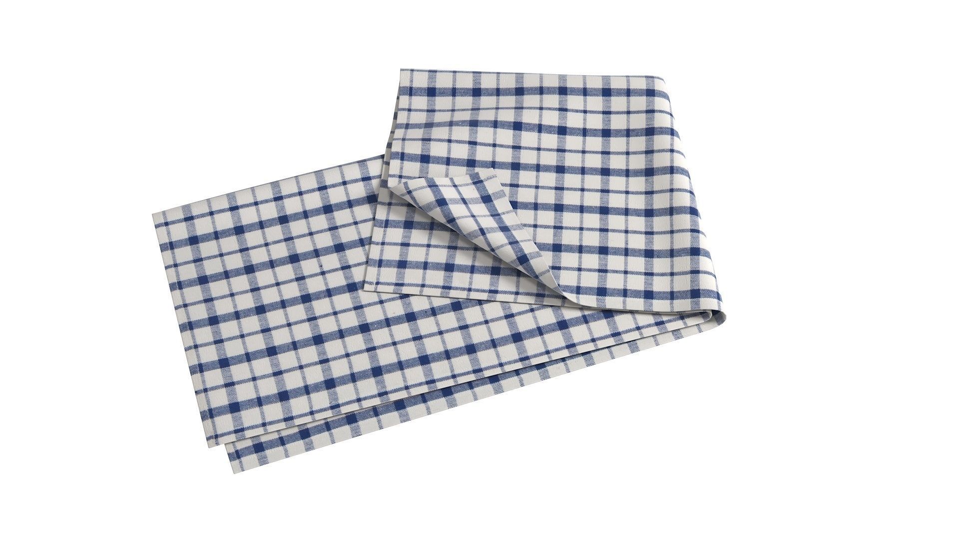 Tea Towel V3 Low-poly 3D model_12