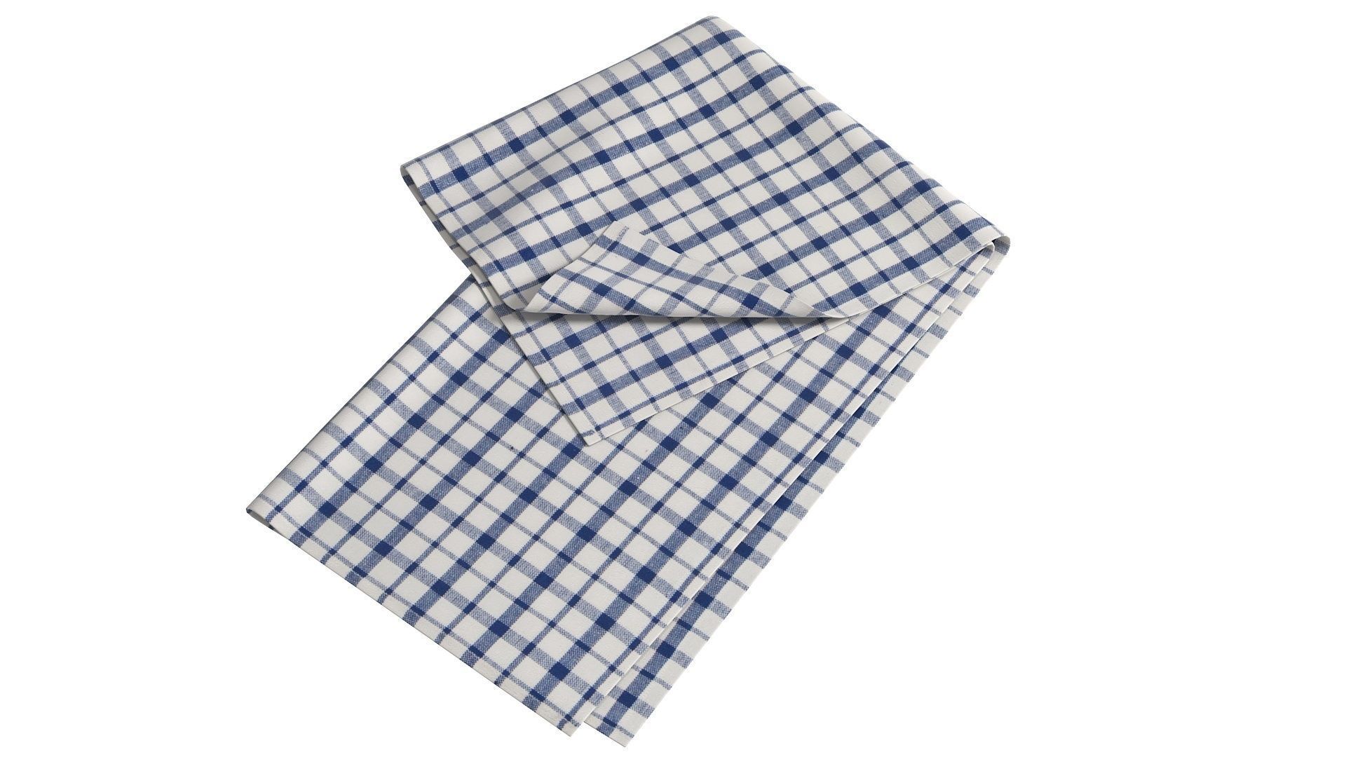 Tea Towel V3 Low-poly 3D model_13