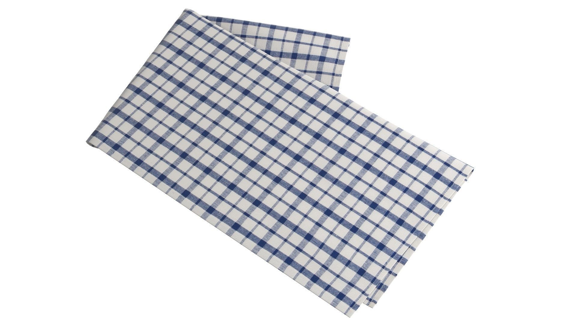 Tea Towel V3 Low-poly 3D model_4