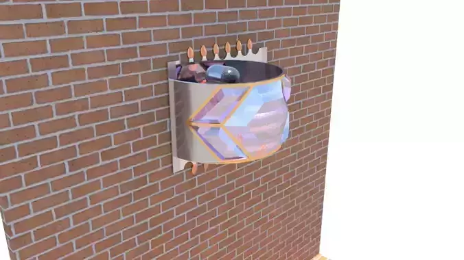 GlitterJewel Light Sconce