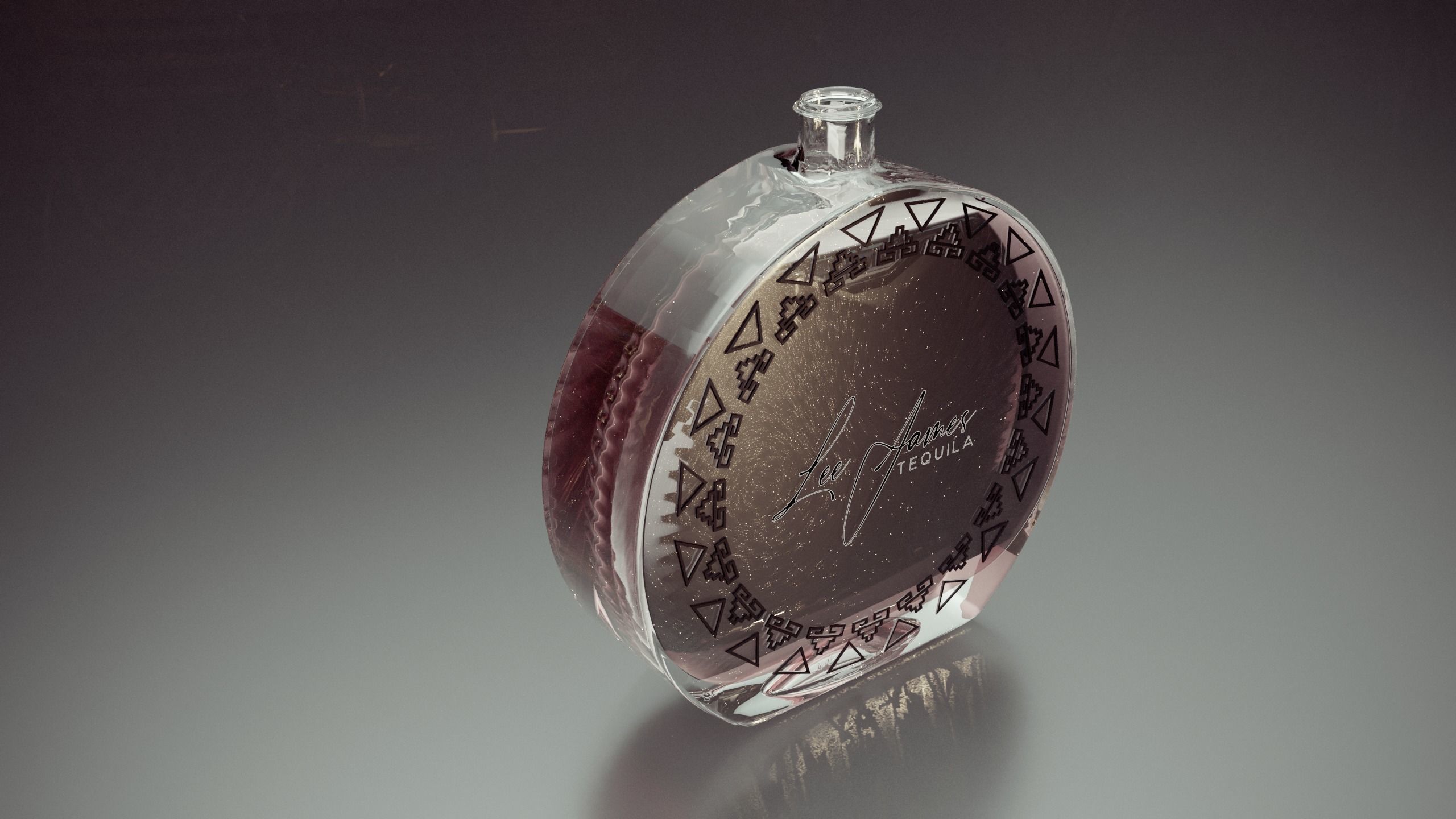 Tequila Bottle 3D model_4