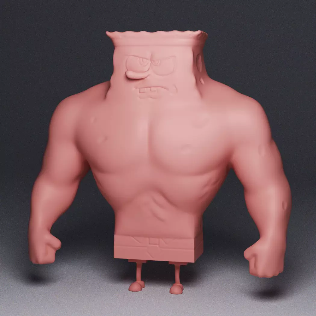 SpongeBob SquarePants 3D Printable Figurine 3D print model
