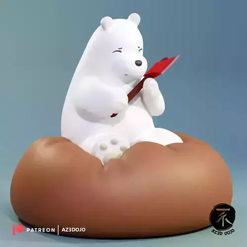 Ice Bear STL for 3D Printing 3D model