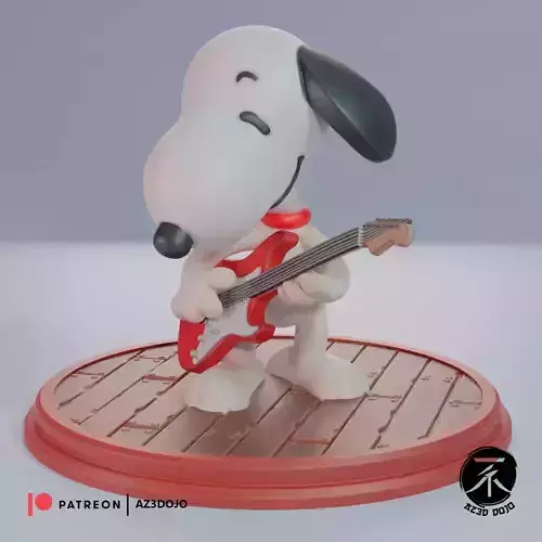 Snoopy for 3D Printing 3D print model Snoopy for 3D Printing 3D print model
