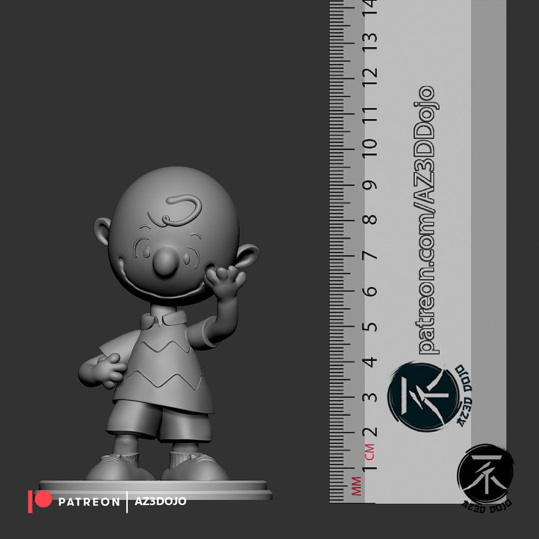 Charlie Brown for 3D Printing 3D print model_2