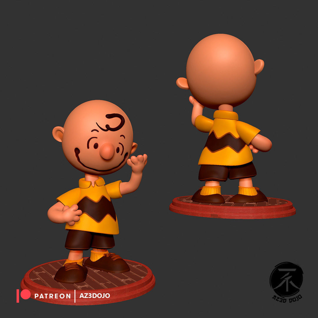 Charlie Brown for 3D Printing 3D print model_1
