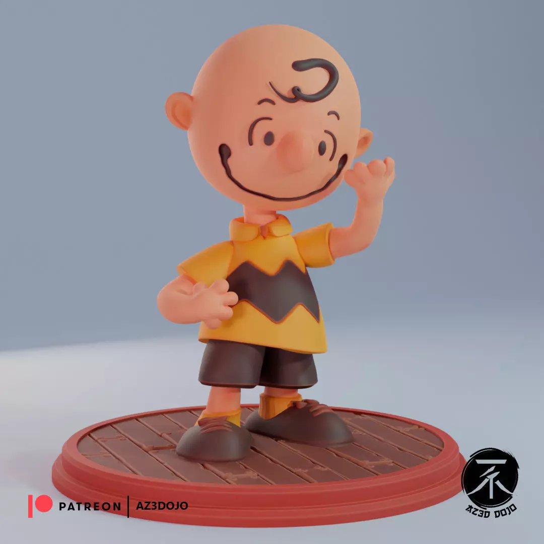 Charlie Brown for 3D Printing 3D print model_0