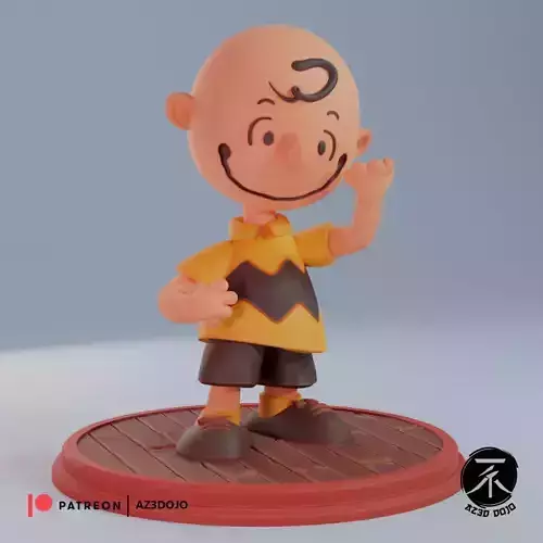 Charlie Brown for 3D Printing 3D print model Charlie Brown for 3D Printing 3D print model