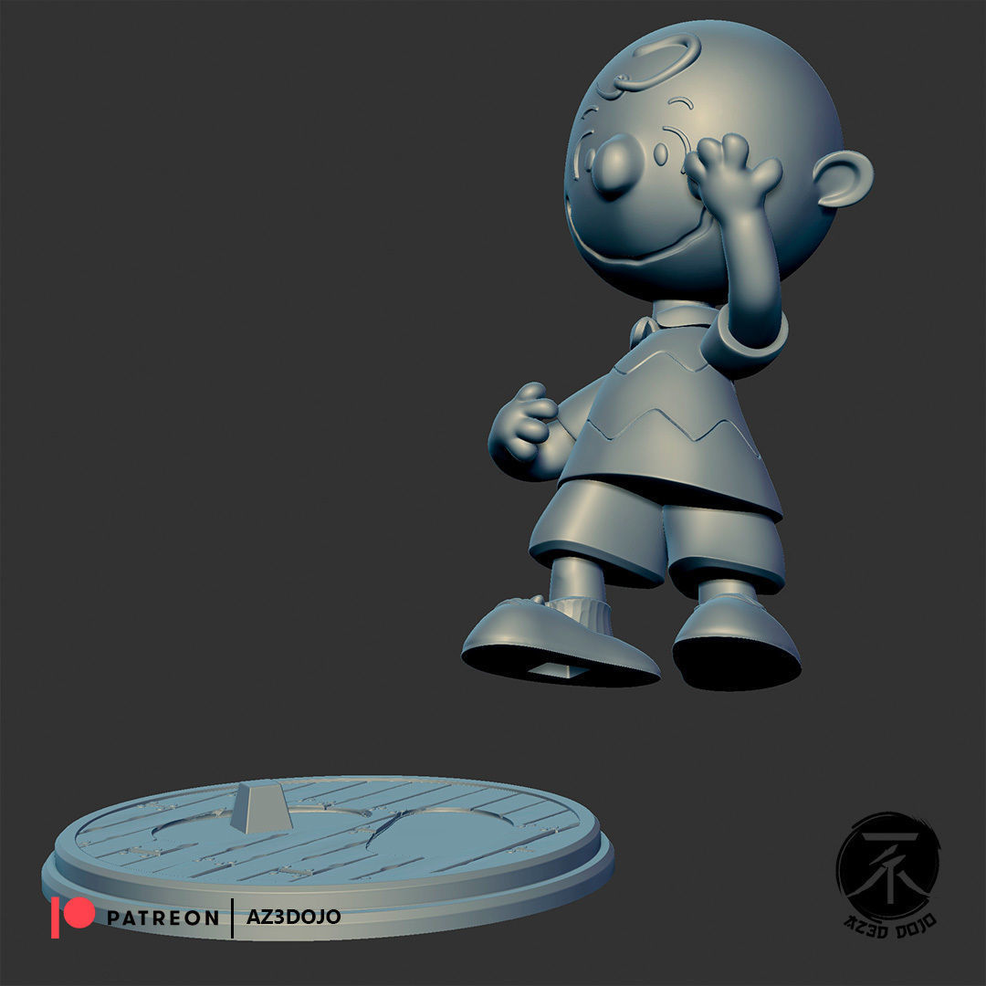 Charlie Brown for 3D Printing 3D print model_3