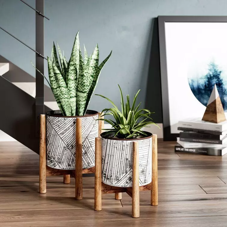 Ameriie Metal Indoor Pot Planter Free 3D model