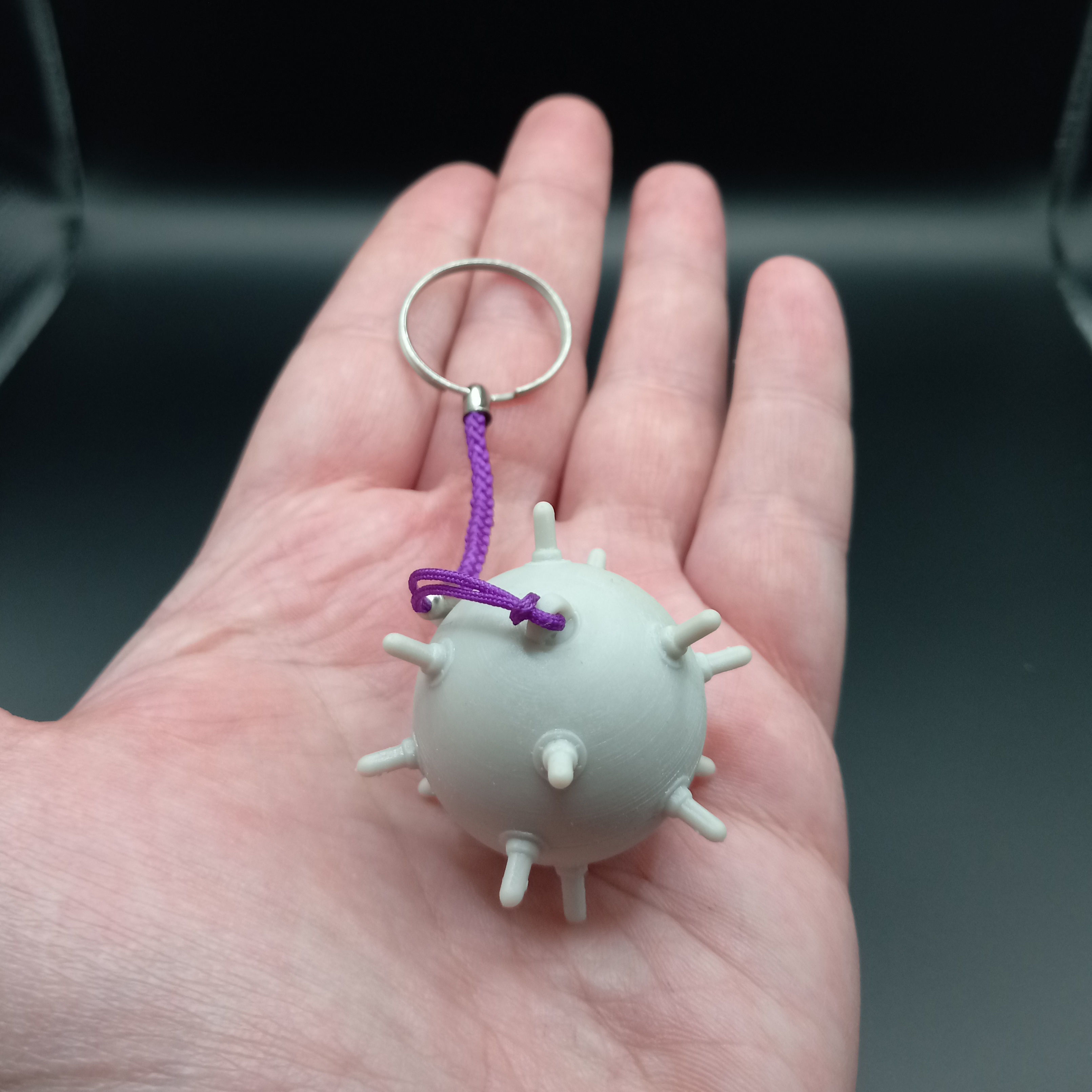 Naval Mine Christmas Decoration Tree Ball STL 3D print model_5