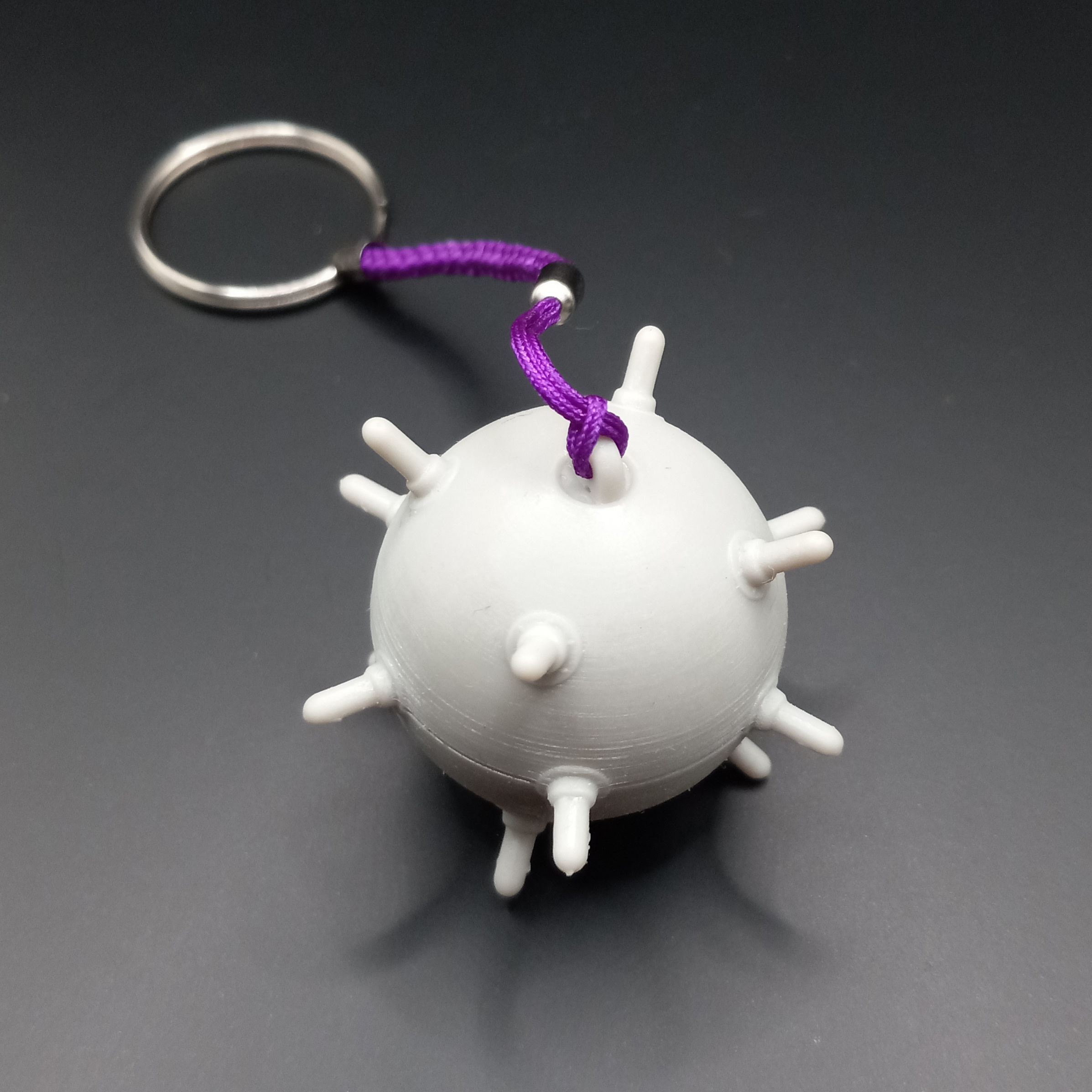 Naval Mine Christmas Decoration Tree Ball STL 3D print model_4