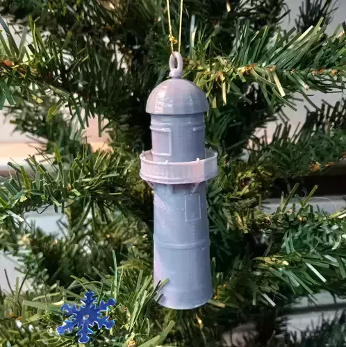 Lighthouse Christmas Decoration Tree STL 3D print model