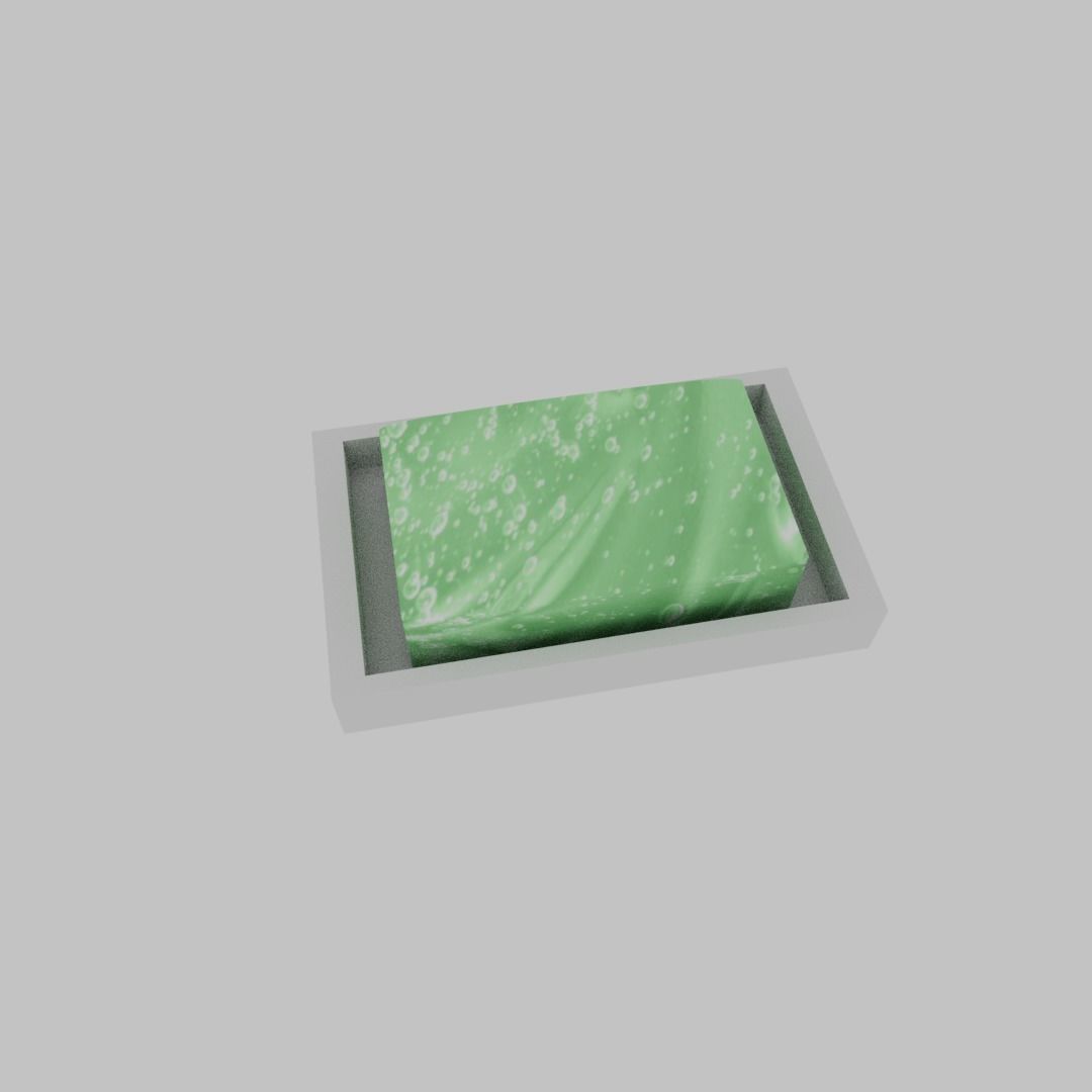 Bath Soap Low-poly 3D model_12