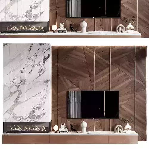 TV shelf 0773 3D model