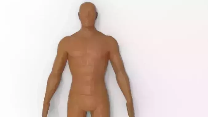 Realistic Men Bodybuilder Character 3D print model