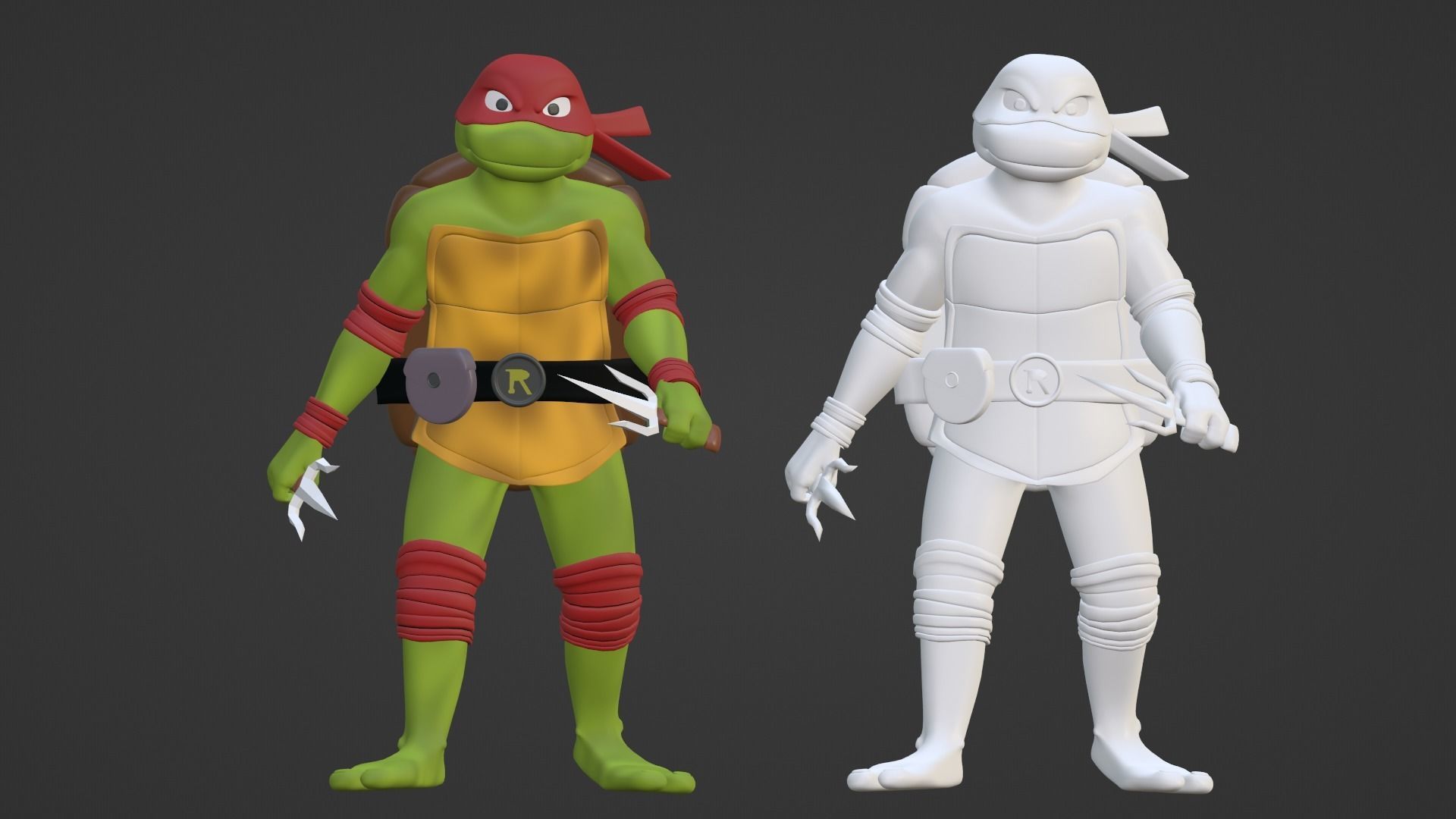 Raphael - TMNT 3D model_16