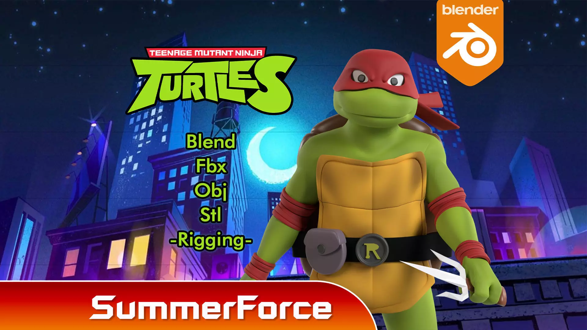 Raphael - TMNT 3D model_0