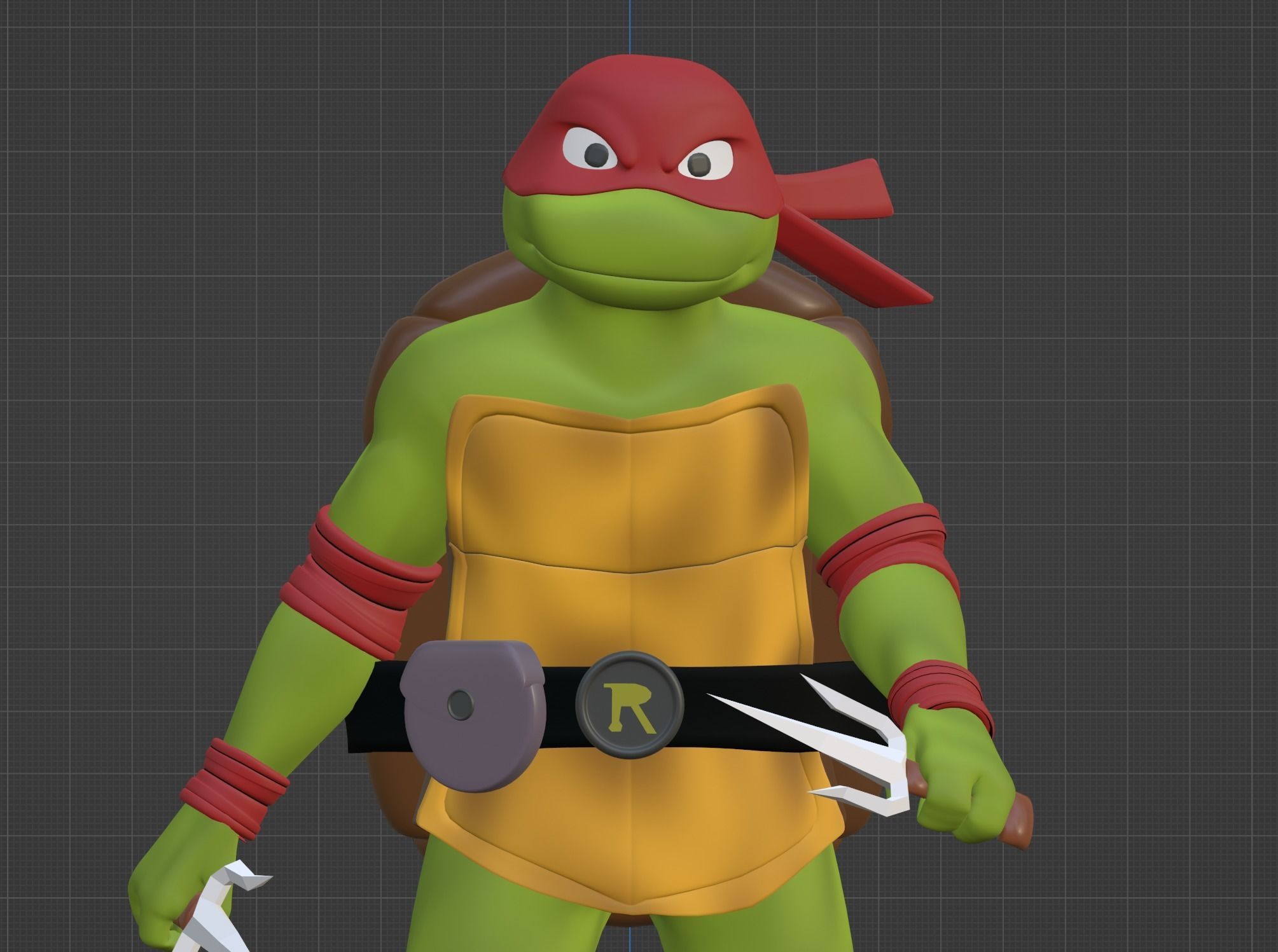 Raphael - TMNT 3D model_8