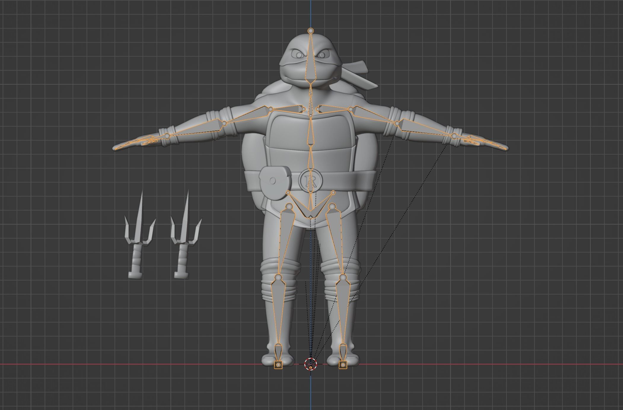 Raphael - TMNT 3D model_14