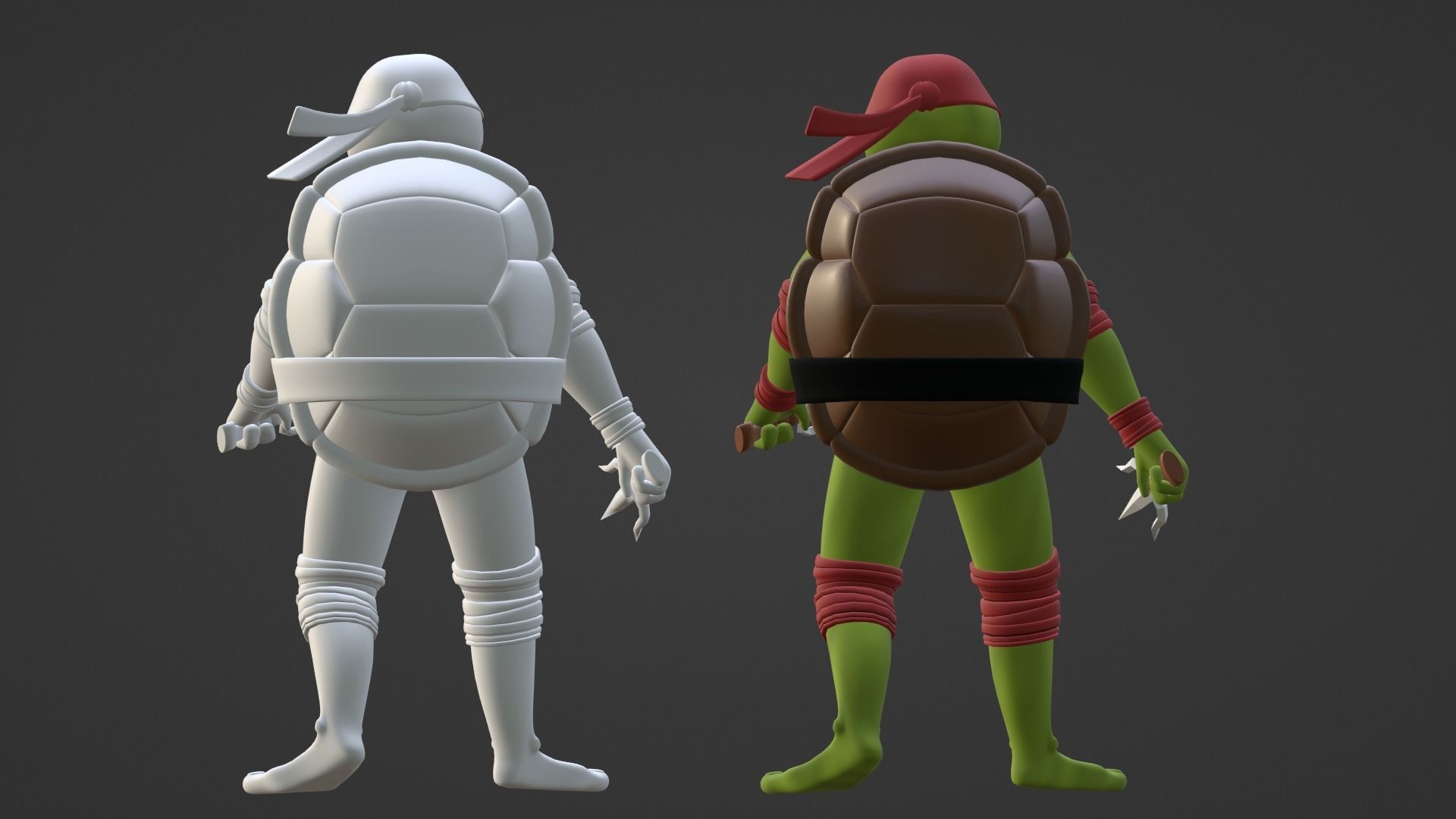 Raphael - TMNT 3D model_17
